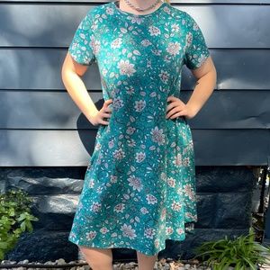 LulaRoe Printed High Low Dress